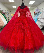 Luxurious Red Quinceanera Dress,Red Ball Gown,Red Sweet 16 Dress Y2338 by simplepromdress