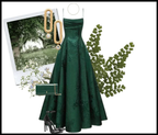 Emerald Green A-line Spaghetti Straps Prom Dress,Chic Evening Dress Y1799 by simplepromdress