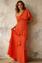 Charming Prom Dress Orange Evening Dress Y1524 by simplepromdress