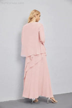 Mother of Bride Dresses with Open Front Lightweight Cardigan Formal Prom Gown 28081 by numbersea