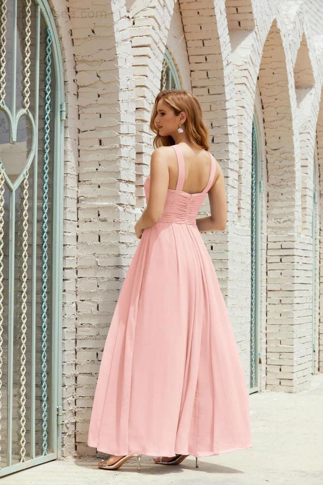 Halter Bridesmaid Dresses Formal Cocktail Prom Gown 28015 by numbersea