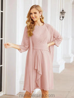Sunnderly Mother of The Bride Dresses Prom Dress Casual Pleated Dress SY28065 by numbersea