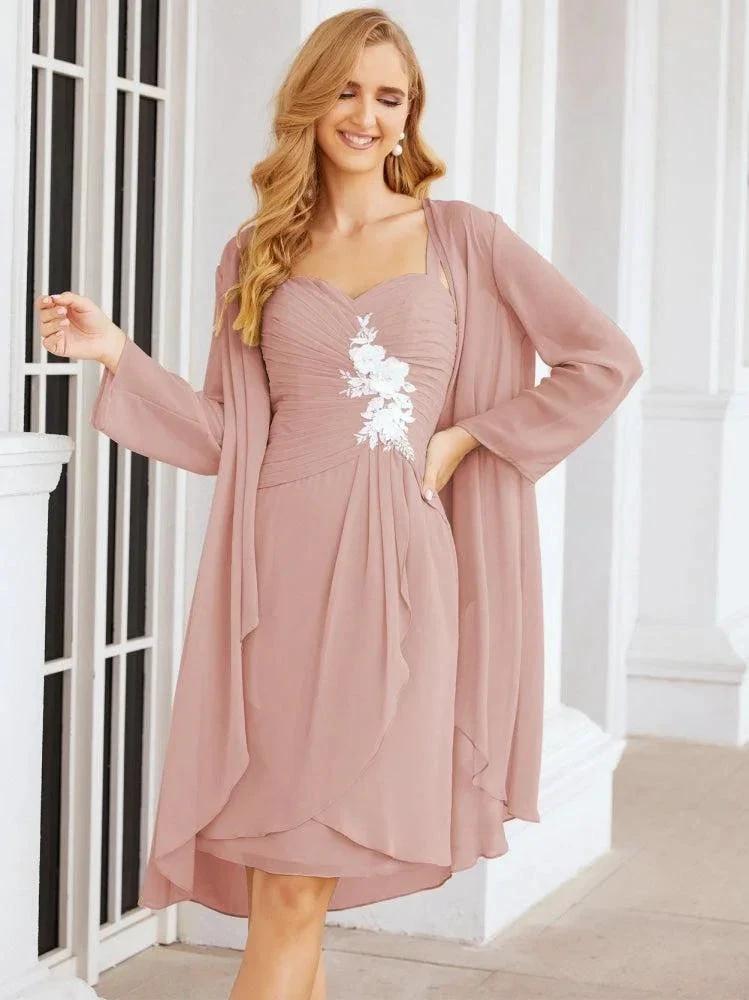 Sunnderly Mother of The Bride Groom Dresses Lace Appliques for Wedding Guest SY28066 by numbersea