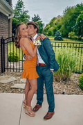 Spaghetti Straps Homecoming Dress with Ruffle Hem Party Dress Y2258 by simplepromdress