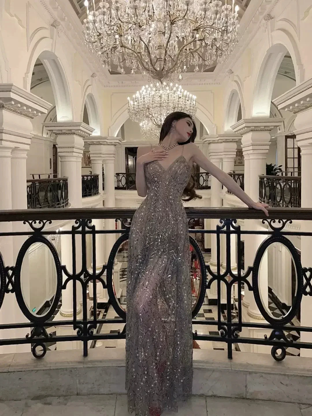 Sexy Spaghetti Straps V Neck Evening Dress Charming A-line Prom Dress Y1453 by simplepromdress