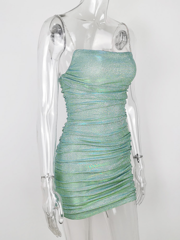 Sexy Shiny Dress Short Homecoming Dress Y1908