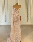 Sweetheart Mermaid Prom Dress With High Slit Elegant Evening Dress Y551 by simplepromdress
