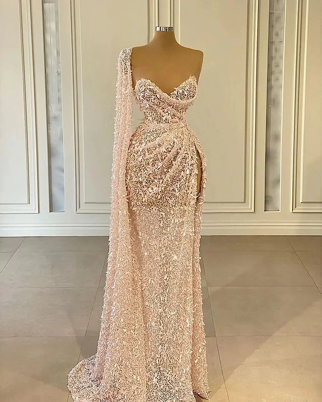 Sweetheart Mermaid Prom Dress With High Slit Elegant Evening Dress Y551 by simplepromdress