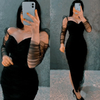 Women Outfit Black Mesh Long Sleeves Sheath Prom Dress Black Cocktail Dress Y5549 by simplepromdress