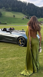 Fashion Green Backless Party Dress Sexy Long Prom Dress Evening Gown Y7496 by simplepromdress