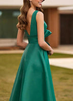 A-Line/Princess V-Neck Sleeveless Mother Of The Bride Dresses With Split Side by Dreamylily