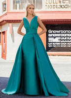 A-Line/Princess V-Neck Sleeveless Mother Of The Bride Dresses by Dreamylily