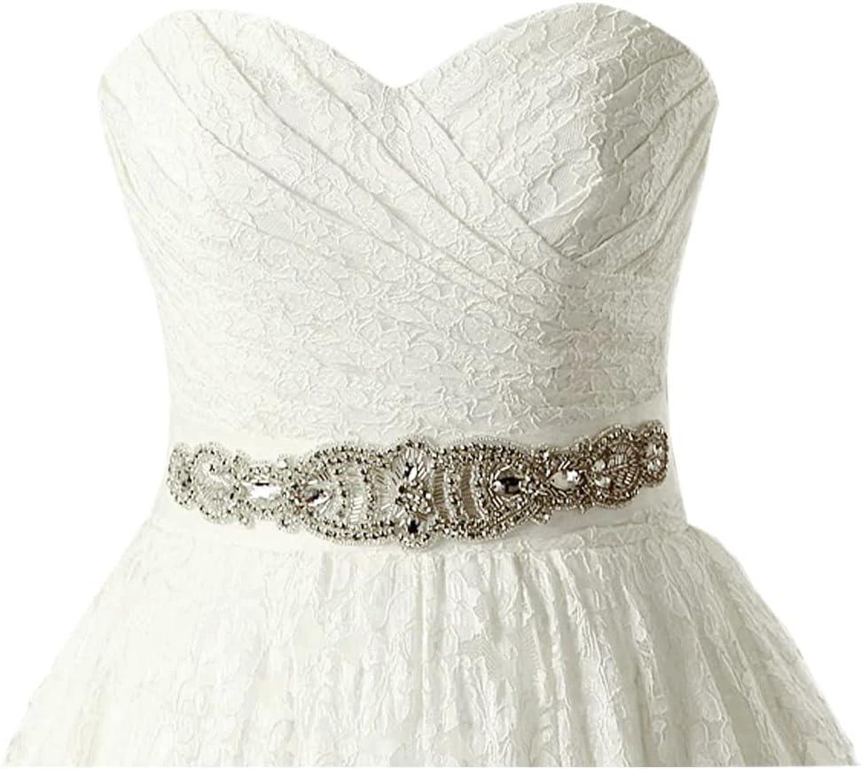 A-line Sweetheart Elegant Wedding Dresses Strapless Bridal Gown WD719 by pgmdress