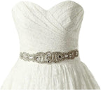 A-line Sweetheart Elegant Wedding Dresses Strapless Bridal Gown WD719 by pgmdress