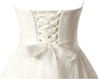 A-line Sweetheart Elegant Wedding Dresses Strapless Bridal Gown WD719 by pgmdress