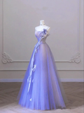 Charming A-line Tulle Prom Dress,Evening Dress Y2369 by simplepromdress