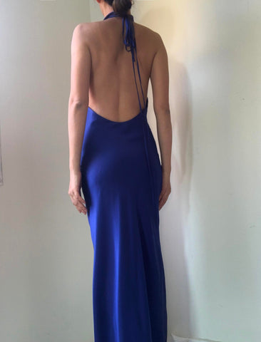 Hayleigh Mulberry Silk Dress Gown