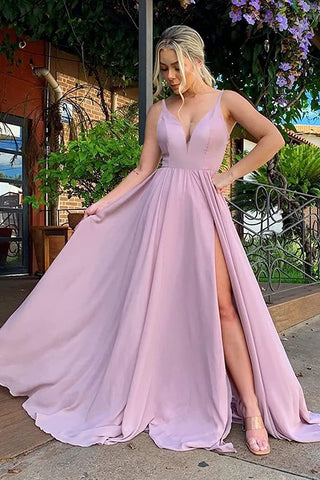 Vestido de noche formal de gasa SYP5