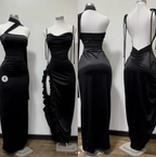 Black Sexy Sheath Prom Dress Evening Dress Y8270 by simplepromdress