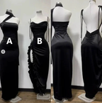 Black Sexy Sheath Prom Dress Evening Dress Y8270 by simplepromdress