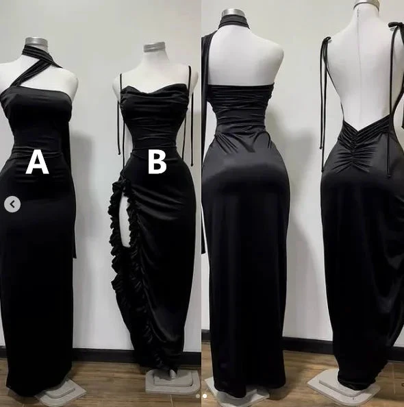 Black Sexy Sheath Prom Dress Evening Dress Y8270 by simplepromdress