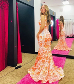 Fashion V Neck Mermaid Prom Dress Long Evening Dress Y6095 by simplepromdress