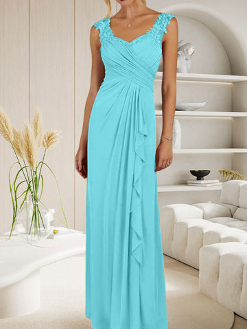 Vestido de malla plisada con escote corazón y corte en A color champán