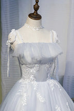 Chic Sleeveless Lace Appliques Tulle Princess Homecoming Dresses by Cicinia