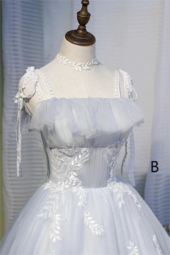 Chic Sleeveless Lace Appliques Tulle Princess Homecoming Dresses by Cicinia