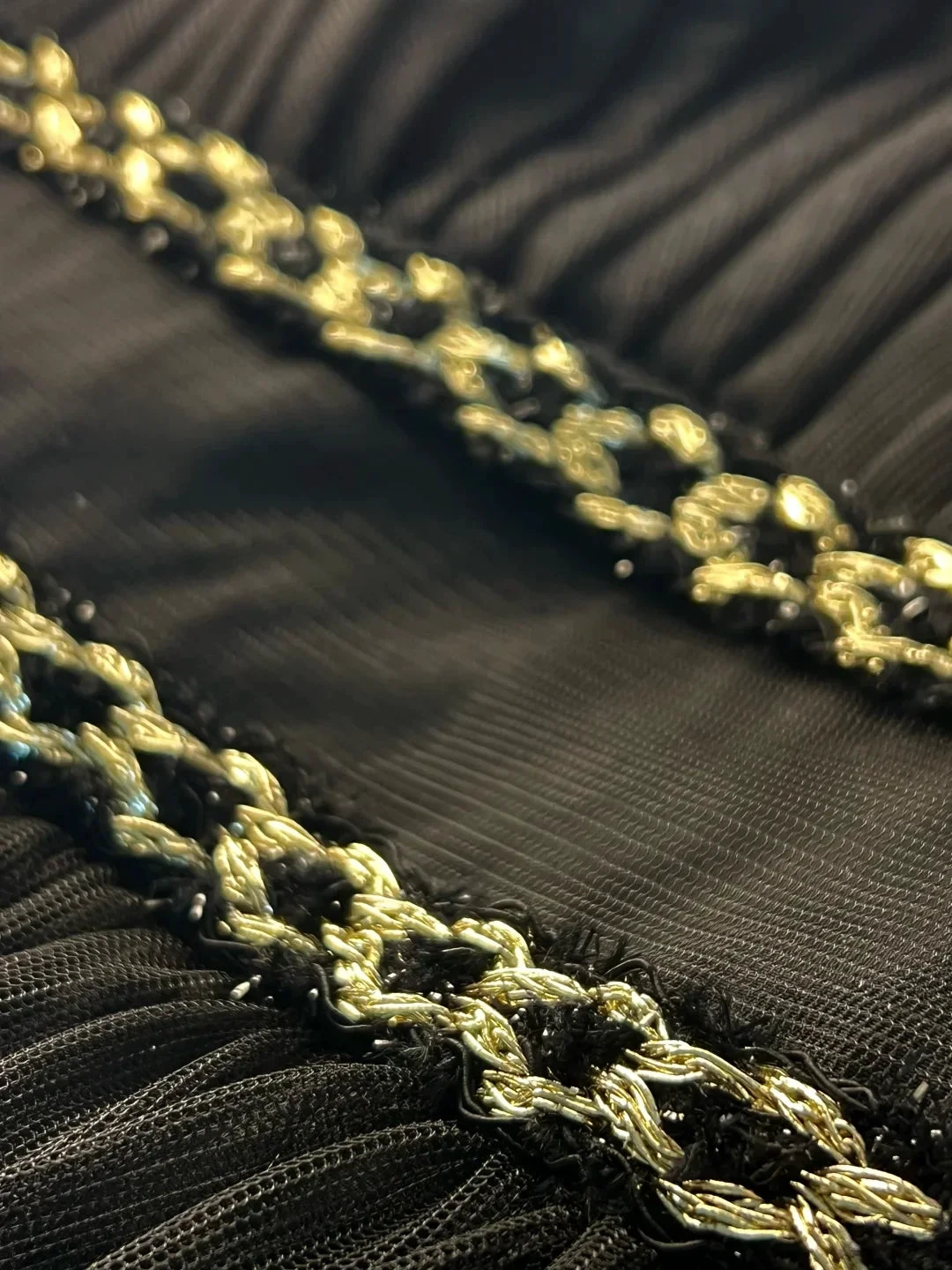 Gorgeous Black Tulle Gold Silk Feathers A Line Prom Dress Formal Evening Dress Y8652 by simplepromdress