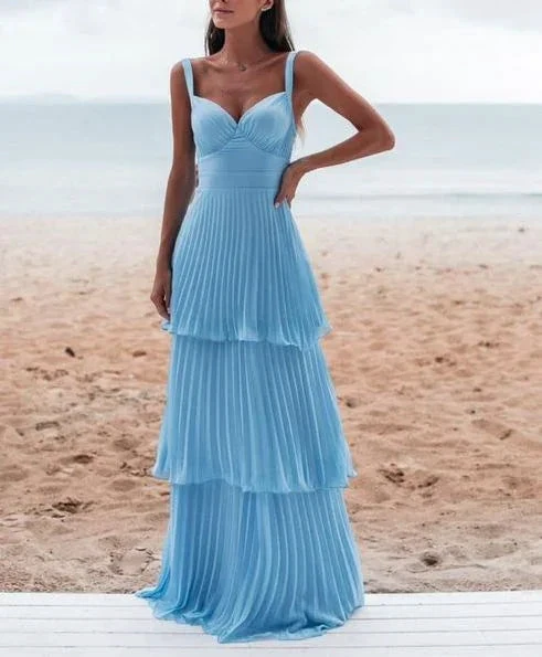 Charming Blue Prom Dress Long Evening Dress Y6363 by simplepromdress