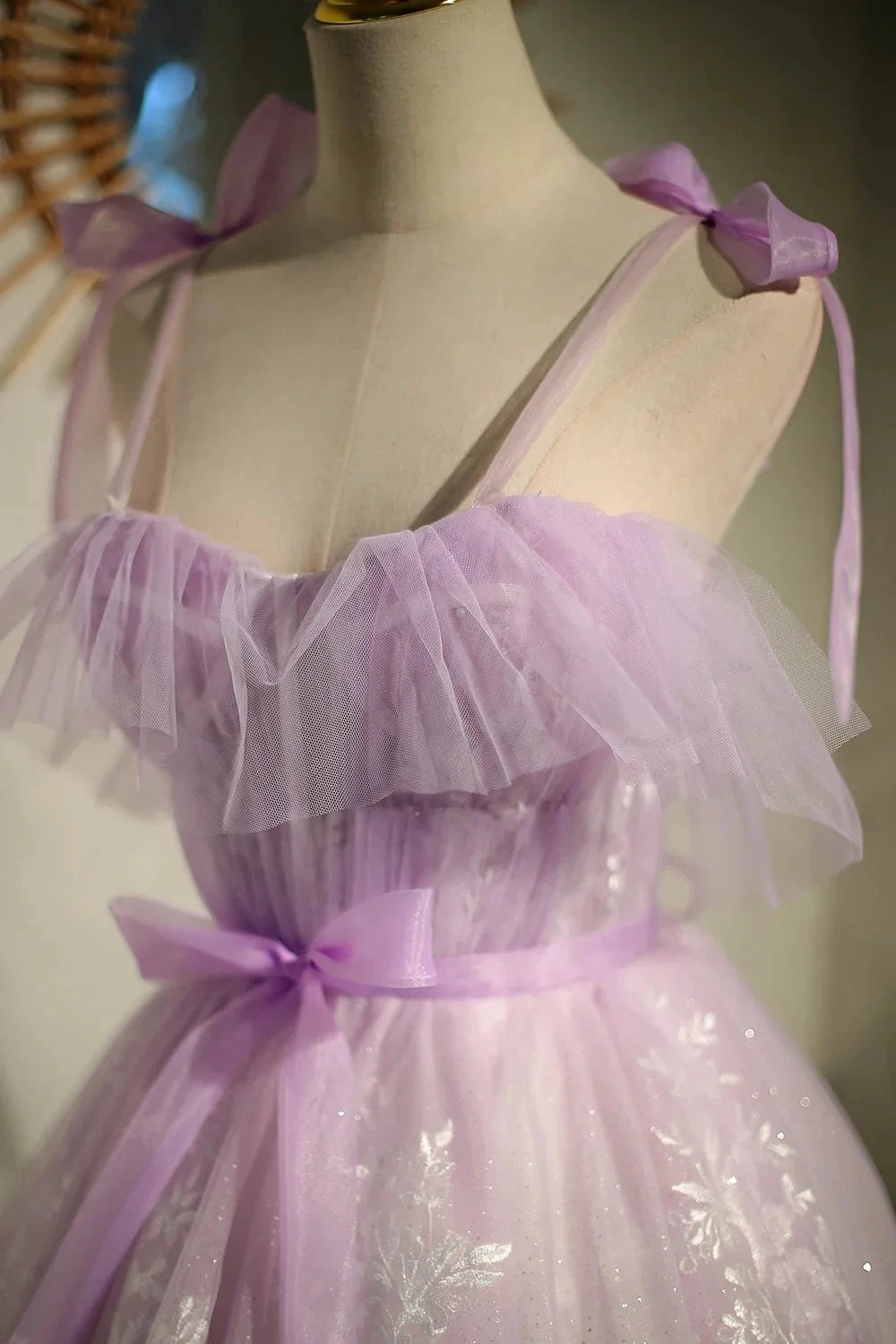 Cute Purple Sleeveless Lace Up Princess Short Homecoming Dresses by Cicinia