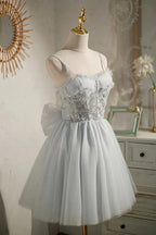 Chic Sleeveless Sequins Lace Up Short Homecoming Dresses by Cicinia