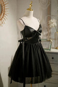 Black Sexy Sleeveless Beading Short Homecoming Dresses by Cicinia