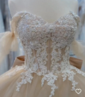 A-line Lace Tulle Ball Gown Sweet 16 Dress Y4013 by simplepromdress