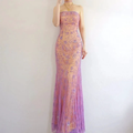 Charming Strapless Tulle Beaded Mermaid Prom Evening Dress Y8136 by simplepromdress