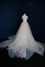 Ball Gown Tulle Sweetheart Lace up Bowknot Wedding Dresses WD200 by pgmdress