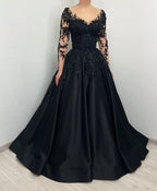 Black Luxury Gothic Wedding Dress Bridal Gown Heavy Beading  SW559