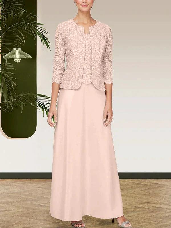 Glitter Lace & Satin Skirt Jacket Dress with Open Jacket by Dreamylily