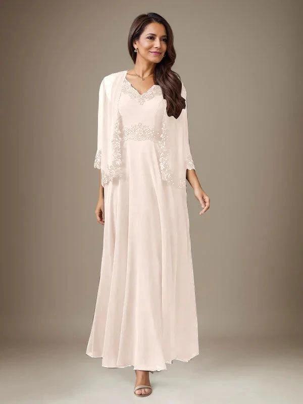Plum A-Line Sequins Chiffon Dress by Dreamylily