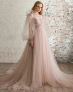 Boho Engagement Formal Evening Birthday Dress SYP29 by vivymakudress
