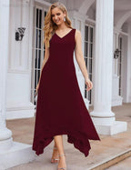Sunnderly Chiffon Plus Size Mother of Bride Dresses with Jacket Formal Dresses for Wedding SY28073 by numbersea