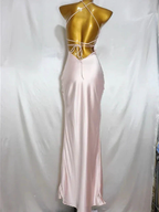 Pink Bodycon Long Prom Dress Evening Dress Y8158 by simplepromdress
