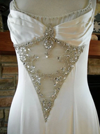 Sparkle White Long Wedding Dress,Wedding Guest Dress Y4399 by simplepromdress