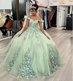 Women's Spaghetti Quinceanera Ball Gown Lace Applique for Sweet 15 16 Dresses Y3038 by simplepromdress