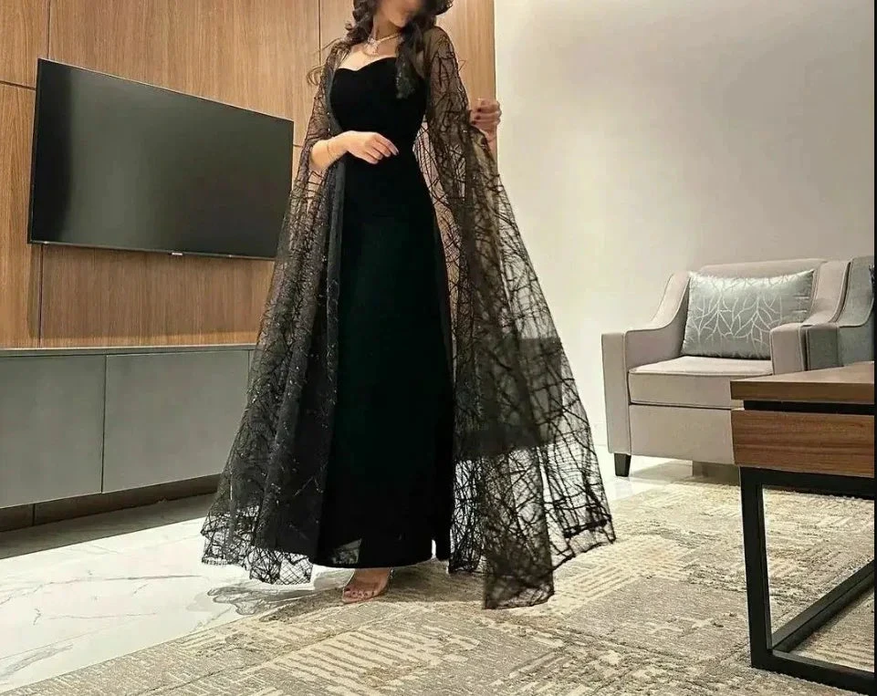Chic Black Evening Dress,Fashion Evening Gown Y5545 by simplepromdress