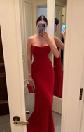 Charming Strapless Mermaid Long Evening Dress Formal Gown Y2148 by simplepromdress
