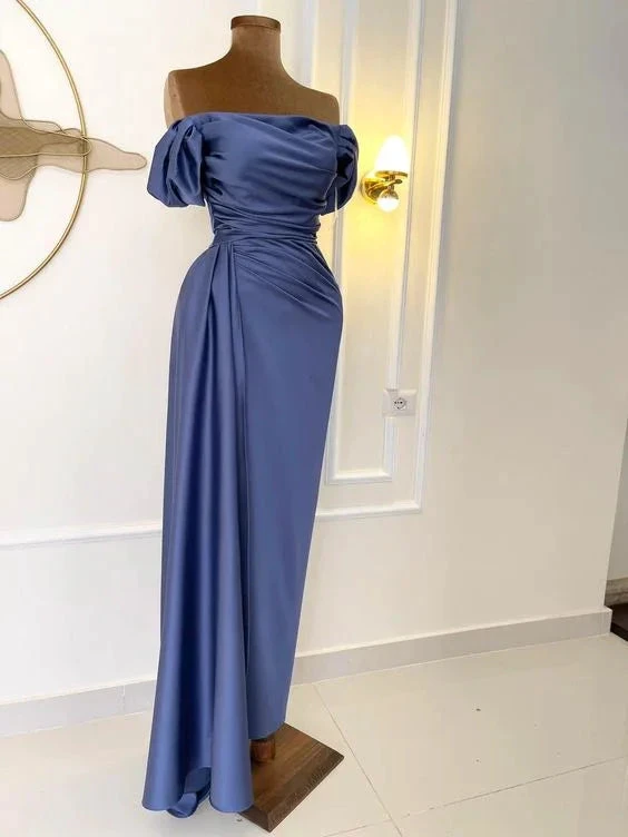 Classy Off The Shoulder Sheath Evening Dress Reception Dress Y7324 by simplepromdress