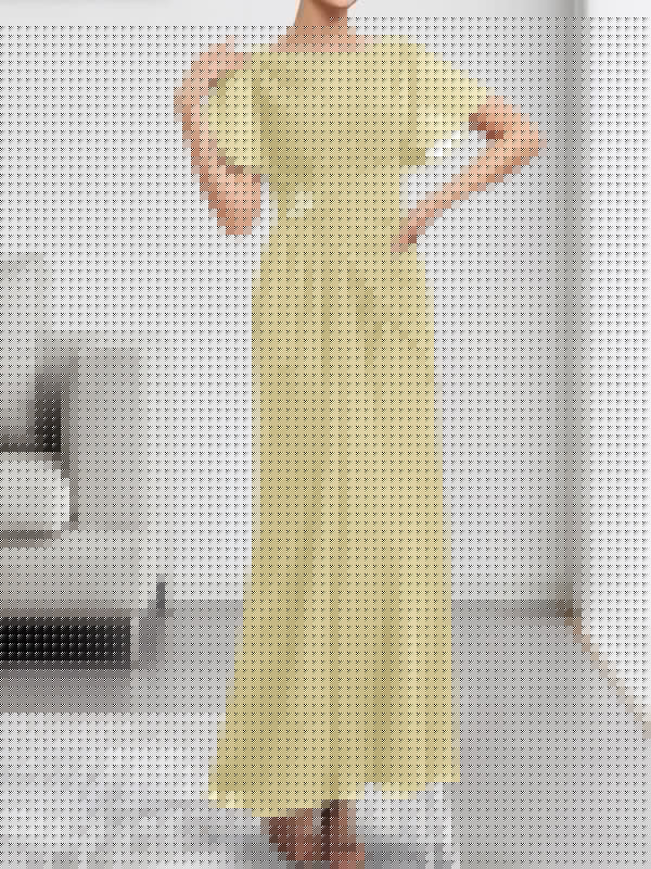 A-line Scoop Illusion Tea-Length Chiffon Lace Mother of the Bride Dress With Beading Sequins by Dreamylily
