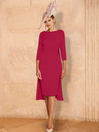 Sheath/Column Long Sleeves Mother of the Bride Dresses with Beading by Dreamylily